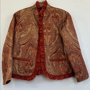 New Alex Ku Ruffle Jacket